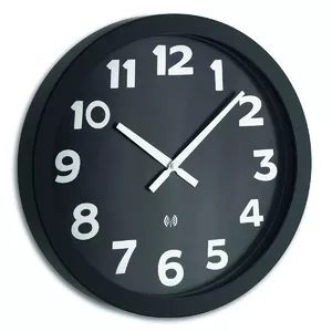 Quartz clock TFA-Dostmann 60.3506 Wall/Table Round Black White