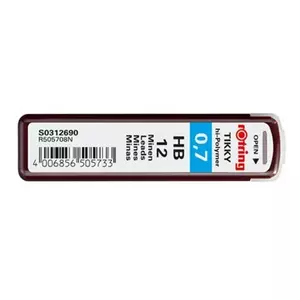 Zīmulis uzpilde HB Rotring Polymer Leads 0.7 mm S0312690