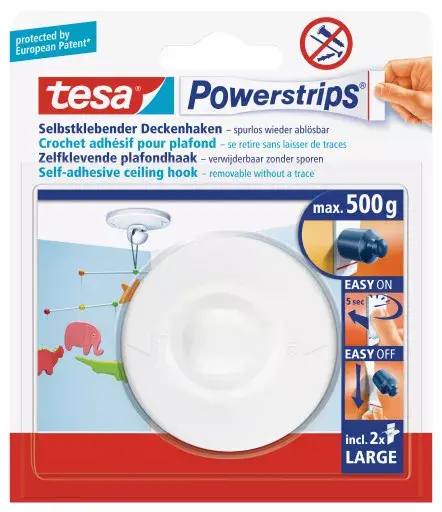 Tesa 58029-00020 sienas āķis balts Photo 2