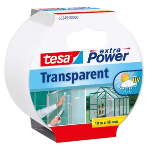 TESA extra Power Transparant Lente 10 m Caurspīdīga 48 mm