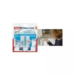 Adhesive wall hooks Tesa Powerstrips 58047, brown, pack of 4