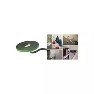Sealing tape 3M 9508B19 — black/green acrylic polyurethane, 66 m roll, 19 mm width