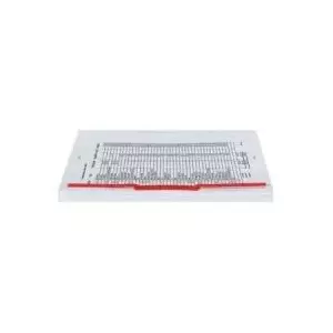 Archive binding clamps Elba tric System, wire with red PE coating, for up to 80 mm documents, pack of 100
