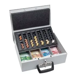 Naudas/bilešu kaste WEDO 150 100837 Sudrabs