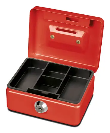 Maul 5603025 Red Cash and Ticket Box Photo 3