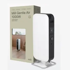 Mill AB-H1000DN elektriskais eļļas sildītājs balts 1000W 3 jaudas līmeņi (400/600/1000W)