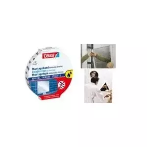 Двусторонняя лента Tesa 55734 Extra Strong, 38 мм x 5,0 м, высокопрочная монтажная лента