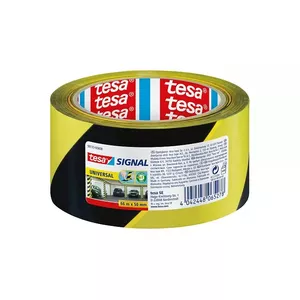 Barjeru lente TESA 58133 melna dzeltena 66m