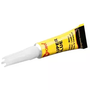 Fixpoint adhesive 77002 — instant glue, black/yellow, net 3 g