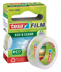 Līmlente Tesa eco&clear 15 mm × 10 m, caurspīdīga, 1 gab