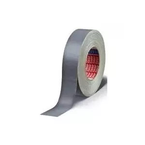 Auduma līmlente Tesa 4657, 19 mm x 50 m, pelēka, ar plastikāta pārklājumu