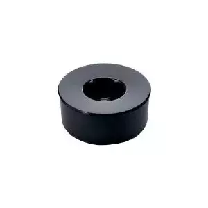 Durable ashtray KULAN round black with removable closed ashlid (model 1799021000)