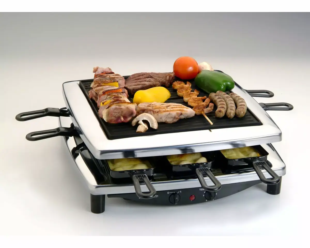 Electric Raclette Grill Steba RC 3 PLUS CHROME Photo 4