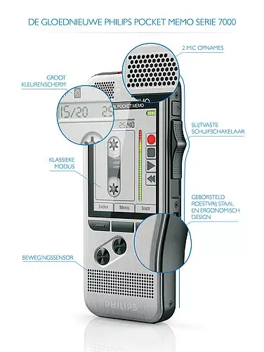 Цифровой диктофон Philips DPM 7200 Photo 9