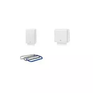 Towel dispenser wepa 331010, white plastic, 44×33×15 cm, for all fold types