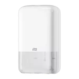 Tork 556000 Bulk Pack Toilet Tissue Dispenser White Plastic