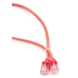 Networking Cable Gembird Patch Cord Cat.5e RJ-45 0.25m Red