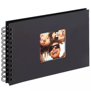 Photo album Walther Design SA-109-B Black 40 sheets Spiral binding