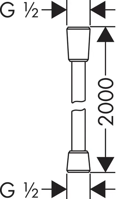 Шланг Hansgrohe Isiflex 2 м Photo 3