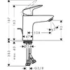 Смеситель для раковины Hansgrohe Logis Chrome Photo 6