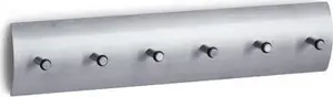 Ключница ZELLER 13886 с 6 крючками — настенный держатель ключей, компактный органайзер