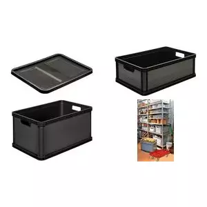 keeeper replacement lid for Transportbox robert 20 L — roberta, graphite, polypropylene (PP)
