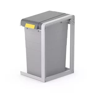 Trash Bin Hailo ProfiLine Öko XL Rectangular Plastic Grey