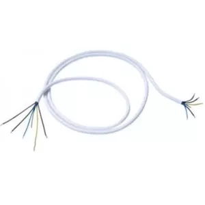 Power cable Bachmann 119.280, white, 1.5 m, 250 V, 16 A