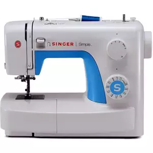 Automatic sewing machine SINGER 3221 — 21 stitch patterns, 1-step buttonhole, free arm, rotary control, electromechanical