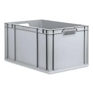 Storage basket Allit 456815 Rectangular Polypropylene Grey 600x400x320mm
