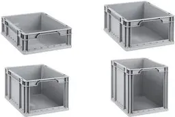 allit ProfiPlus EuroStore L412 Storage Box, Grey