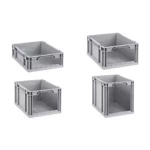 allit Коробка для хранения ProfiPlus EuroStore L422, серая - 1 шт.