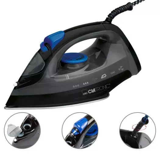 CLATRONIC DB 3703 утюг — сухой и паровой, 1800 Вт Photo 3