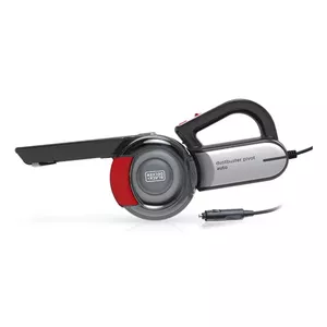 Портативный пылесос Black & Decker PV1200AV — сухая чистка обивки, 12 В, 0.44 л, 12.5 Вт, шнур 5 м, серо-красный