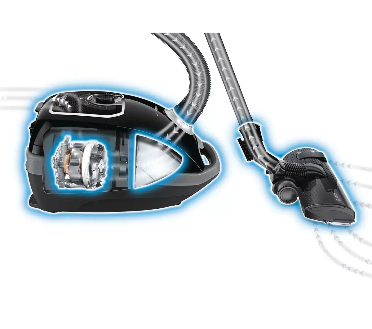Цилиндрический пылесос Siemens VSZ7442S Photo 4