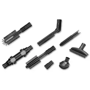 Vacuum accessory kit Kärcher 2.863-255.0 for cylinder vacuums, black, 8 pcs, 6 brushes, 8 nozzles