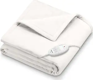 Electric blanket Beurer HD75 Cosy White 130 x 180 cm - heated throw 130×180 cm