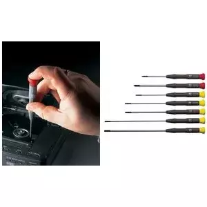 Screwdriver set c.k tools T4883x — 7-piece, includes slotted 2.5 mm