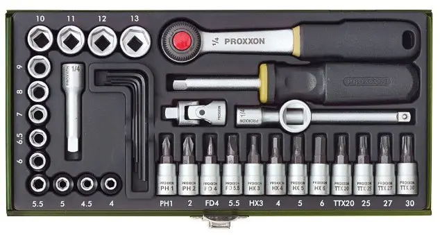Kombinēto skrūvgriežu komplekts Proxxon 23080, 23080