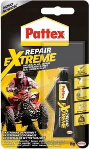 Līme tūbiņā Pattex Repair Extreme 20 g — tūlītēja remonta līme stiprām saķerēm