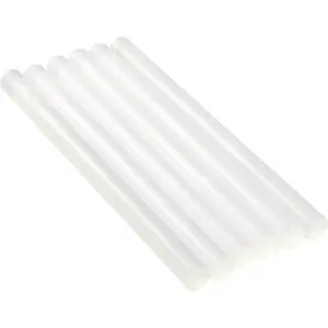 Glue sticks pack 6 pcs, InLine 7.5 mm × 100 mm, white, for hot glue gun