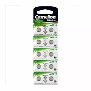 CAMELION AG10 / LR54 / LR1131 / 389 щелочная таблетка — упаковка 10 шт.