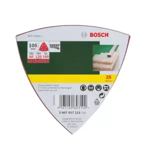 Slīpēšanas loksne Bosch 2607017111 Photo 2