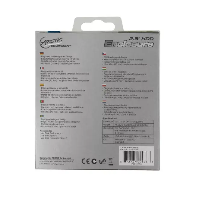 HDD korpuss ARCTIC 2.5" USB 3.0 Photo 6