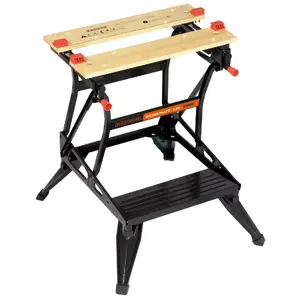 Workbench Black & Decker WM536-XJ Steel Wood Black 384 mm