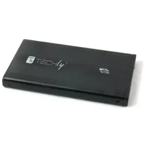 External HDD/SSD Enclosure TECHLY I-CASE SU3-25B — USB 3.0, 2.5" SATA, single-bay, aluminium, black