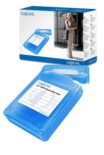 LogiLink UA0133 Бокс для диска 3.5" Синий Photo 2