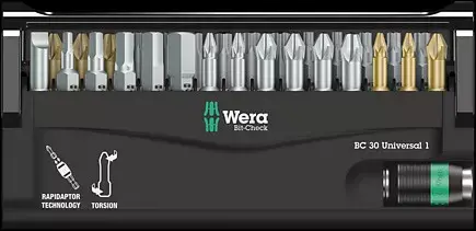 Screwdriver Bit Set Wera 05056440001 Photo 2