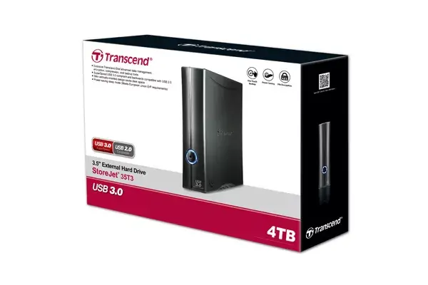 External Hard Drive Transcend StoreJet 35T3 4TB Photo 3