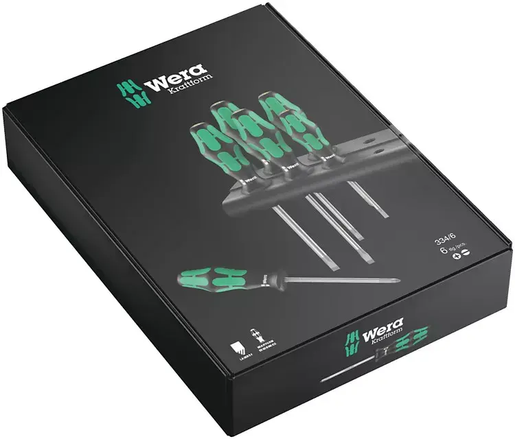 Rīku komplekts Wera 334/6 Kraftform Photo 2